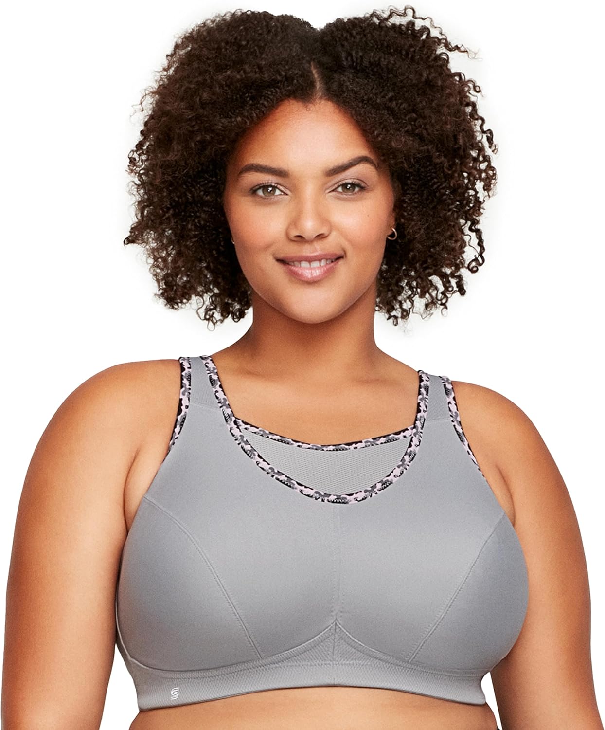 Full Figure No-Bounce Camisole Sports Bra Wirefree