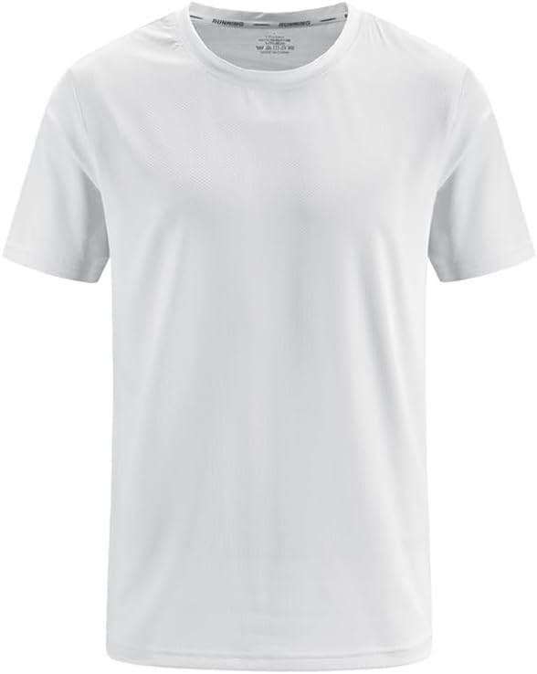Quick Dry Athletic T-Shirt for Men Short Sleeve Workout Top for Running Hiking Swimming Yoga