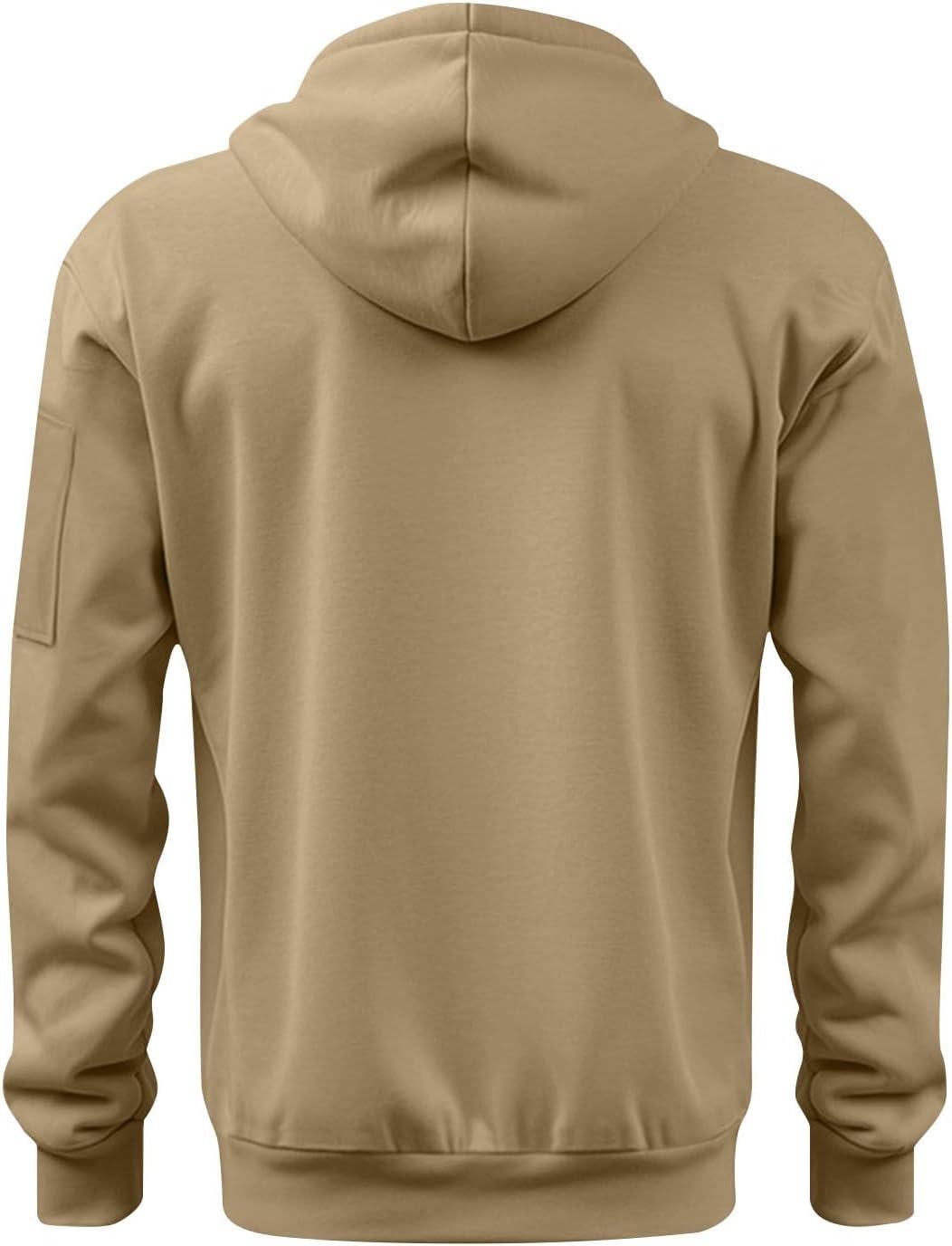 Mens Cargo Hoodies With Pockets Full Zip Long Sleeve Sweatshirt Sports Hooded Jacket