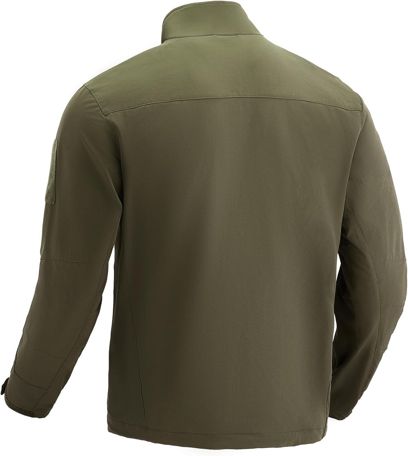 Men's Tactical Rain Jacket Lightweight Water Resistant Stretch Windbreaker Zip Up Jacket for Travel Hiking Cycling