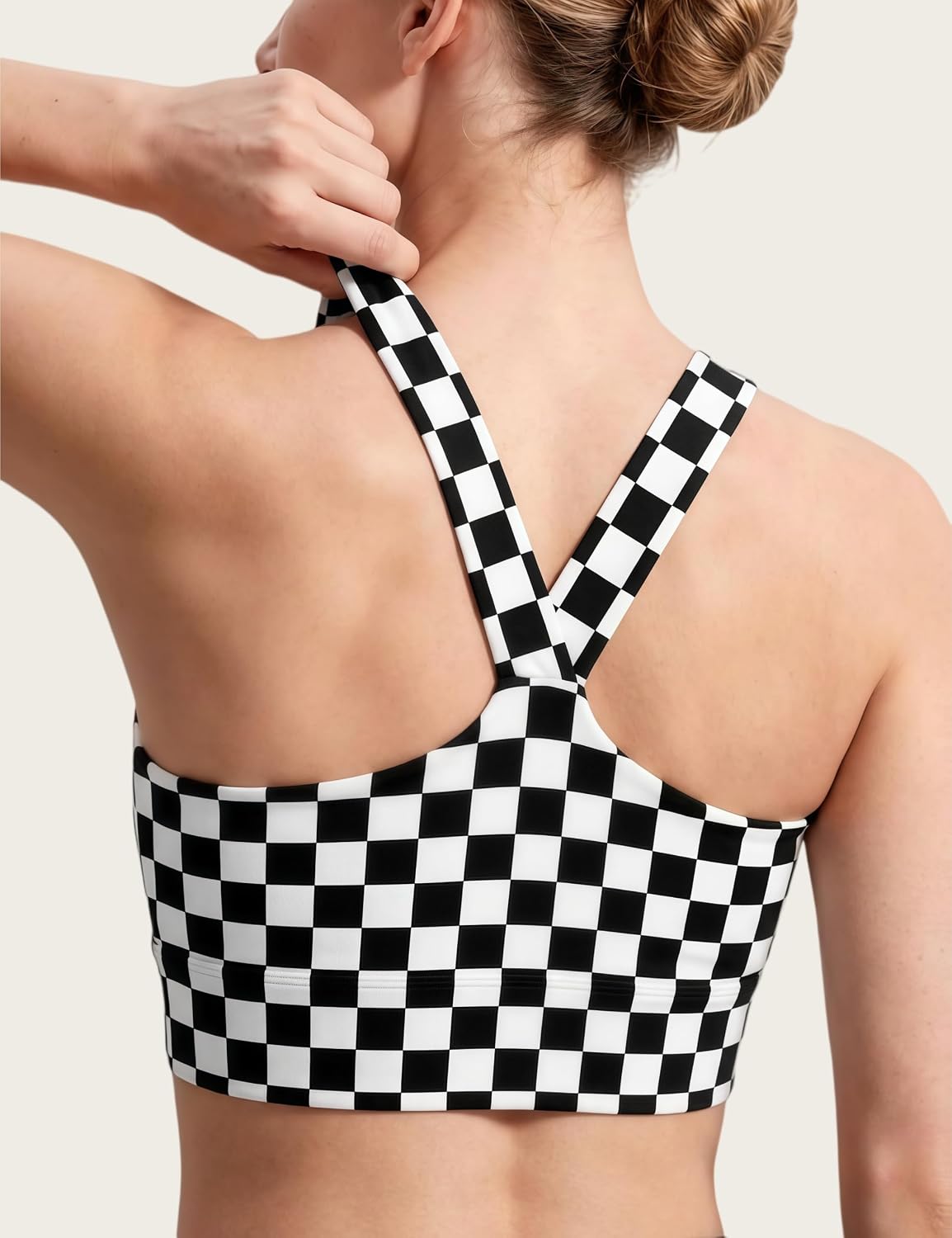Sports Bras for Women, High Impact Racerback Sports Bra Workout Crop Tank Tops with Removable Pads