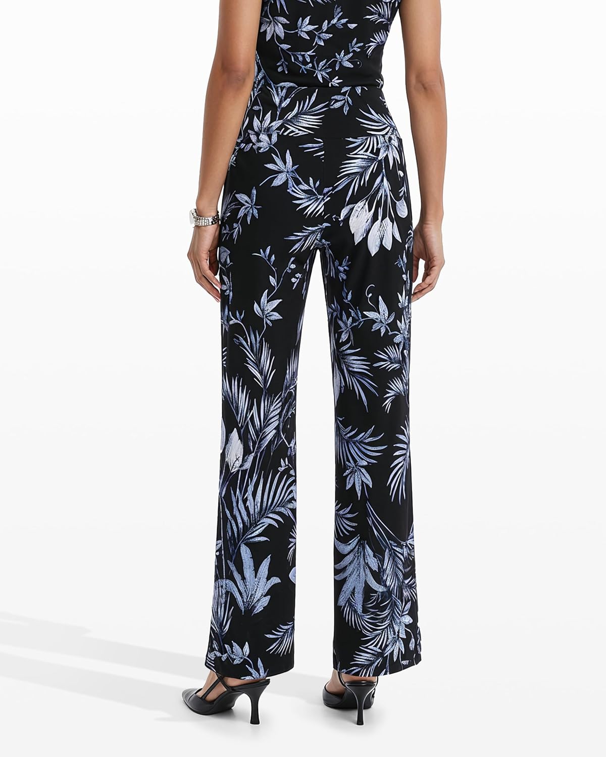 Women's High Rise Pull On Wide Palazzo Pant