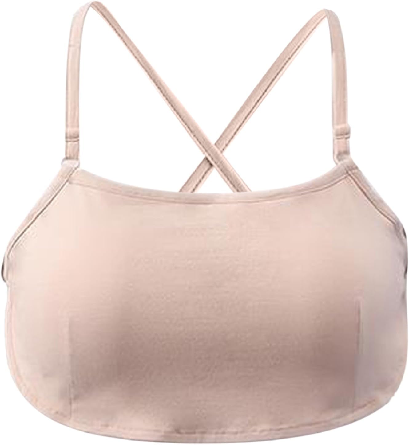 Adult Low Impact Workout Tops Athletic Cami Vest Padded Training Bra for Pilates Beach Everyday