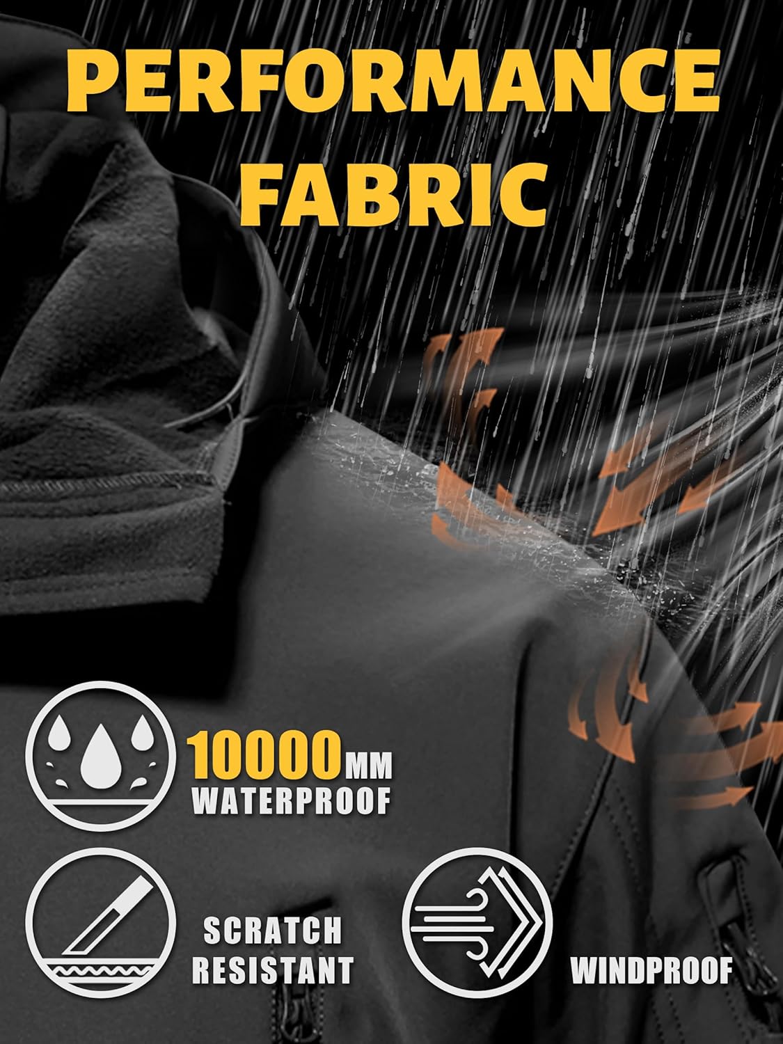 Men's Special Ops Military Tactical Soft Shell Rain Warm Fleece Lined Jacket Winter Hood Coat Hiking Snowboard
