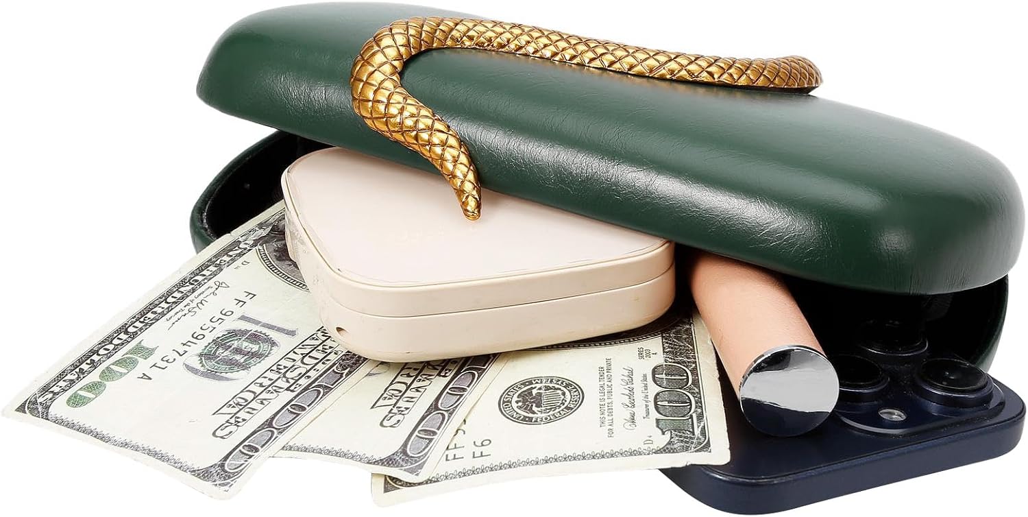 Evening Clutch Purse for Women Small Handbag PU Leather Shoulder Bag for Wedding Formal Party