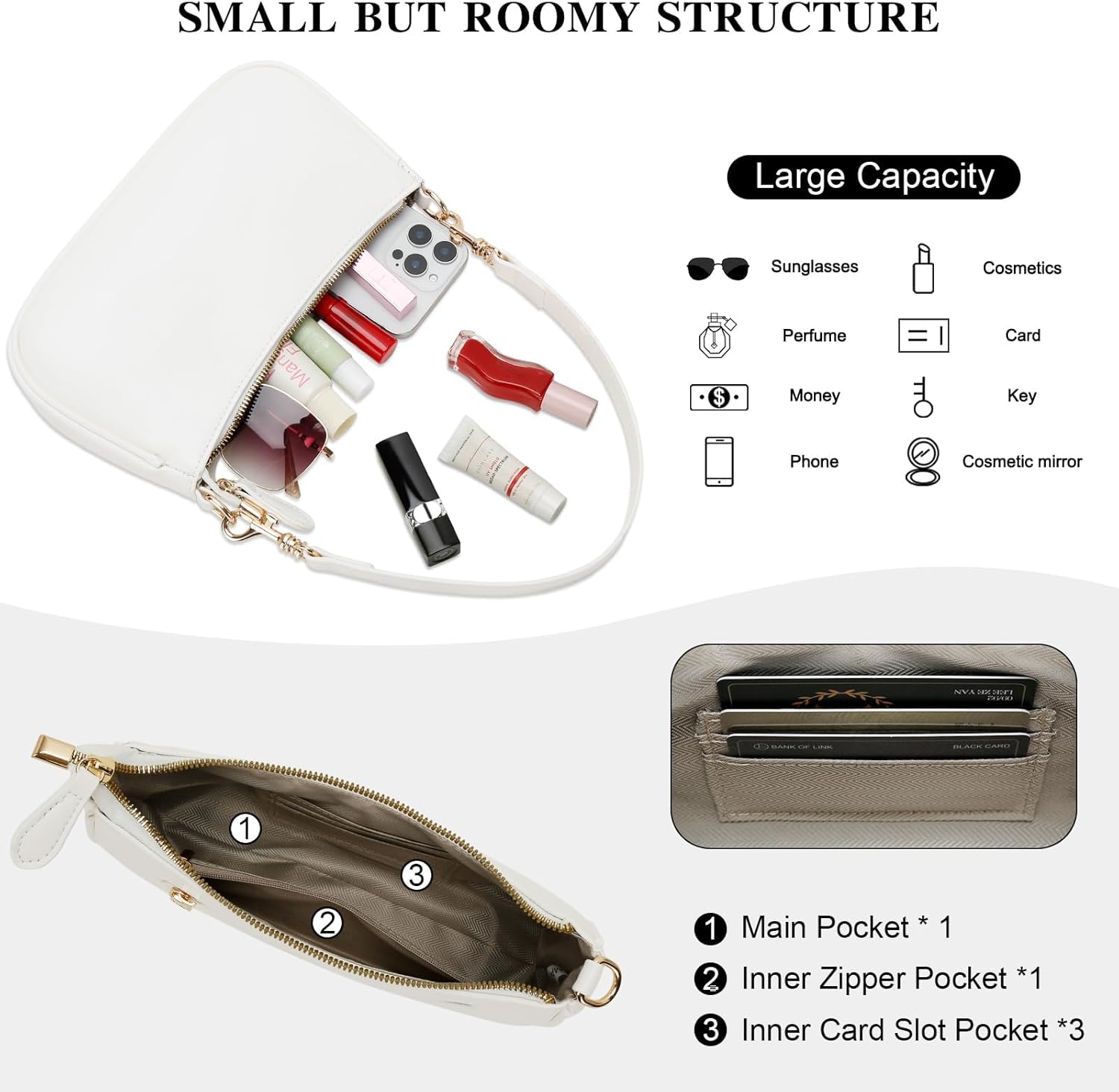 Small Shoulder Bag for Women Mini Purses for Vegan Leather Classic Retro Handbag with Removable Strap Small Shoulder Bag for Women Mini Purses for Vegan Leather Classic Retro Handbag with Removable Strap