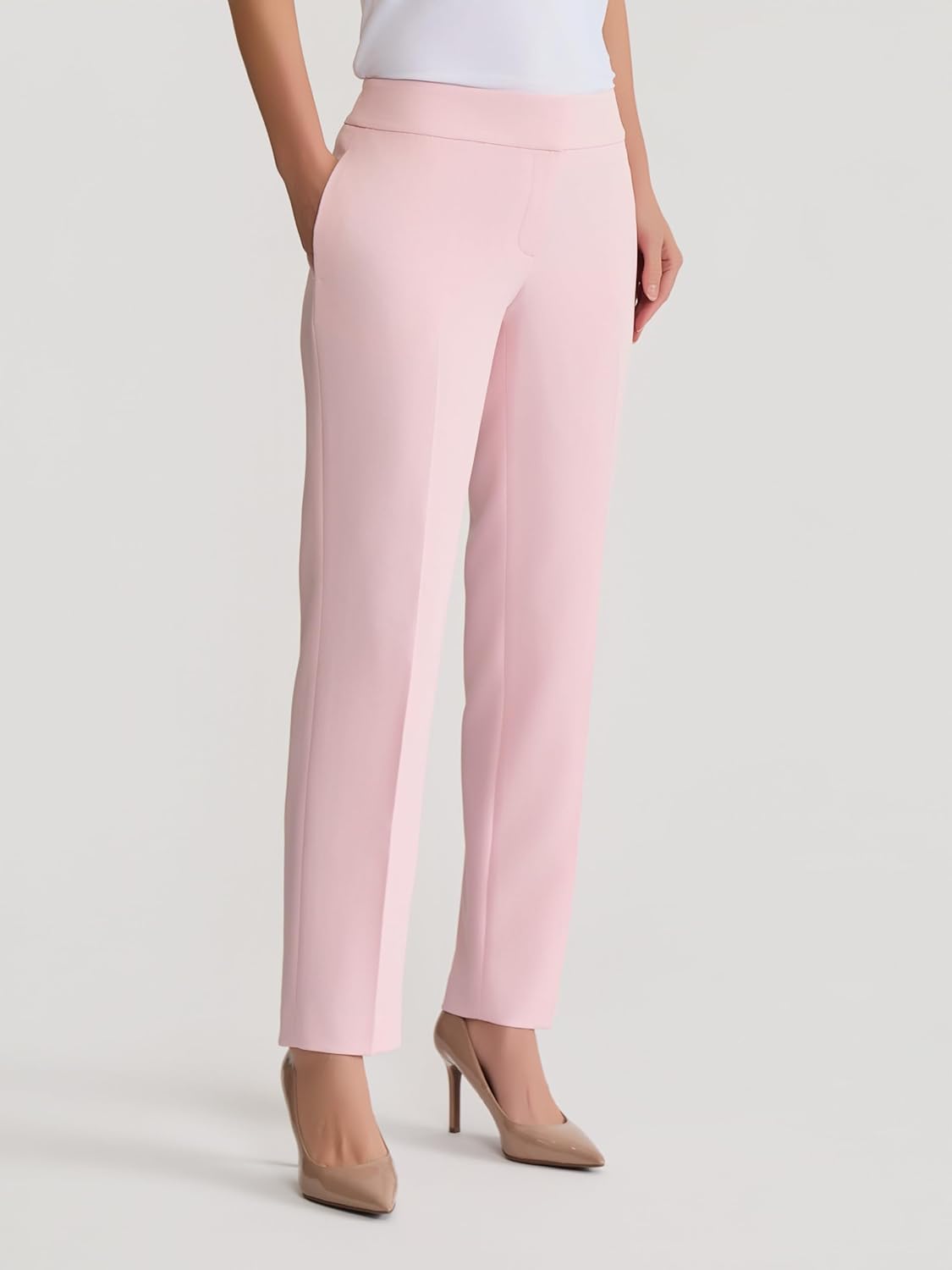 Women's Stretch Crepe Slim Leg Pant