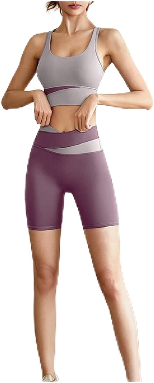 Matching Casual Sports Set Quick Drying Breathable Fitness Nude Skin Friendly
