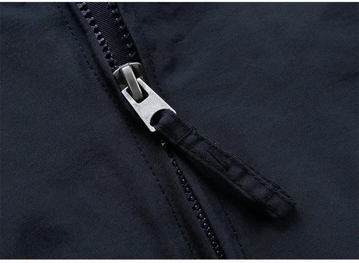 Men Spring Autumn Baseball Stand Up Neck Thick Sports Pilot Windproof Outerwear Jacket Coat